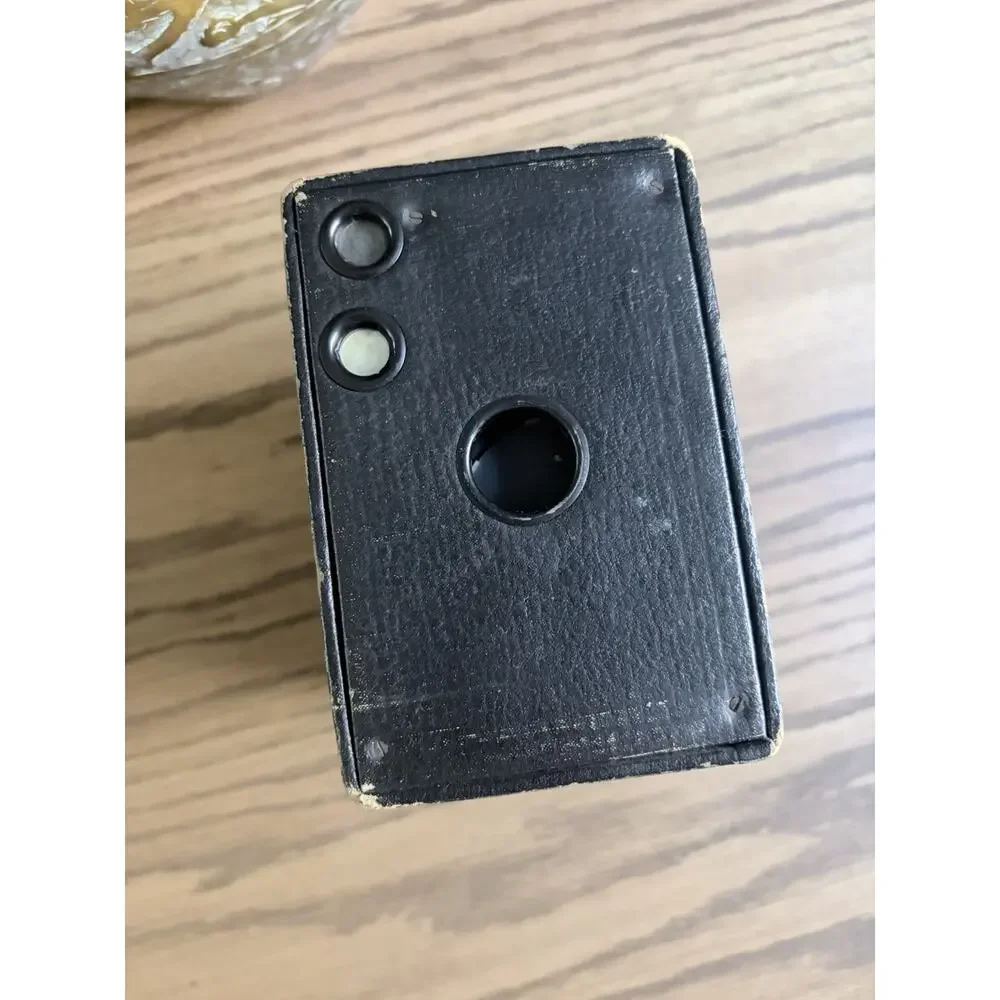 Antique 1909 Brownie Camera Kodak No 2 A Model B Box Camera With Leather Handle
